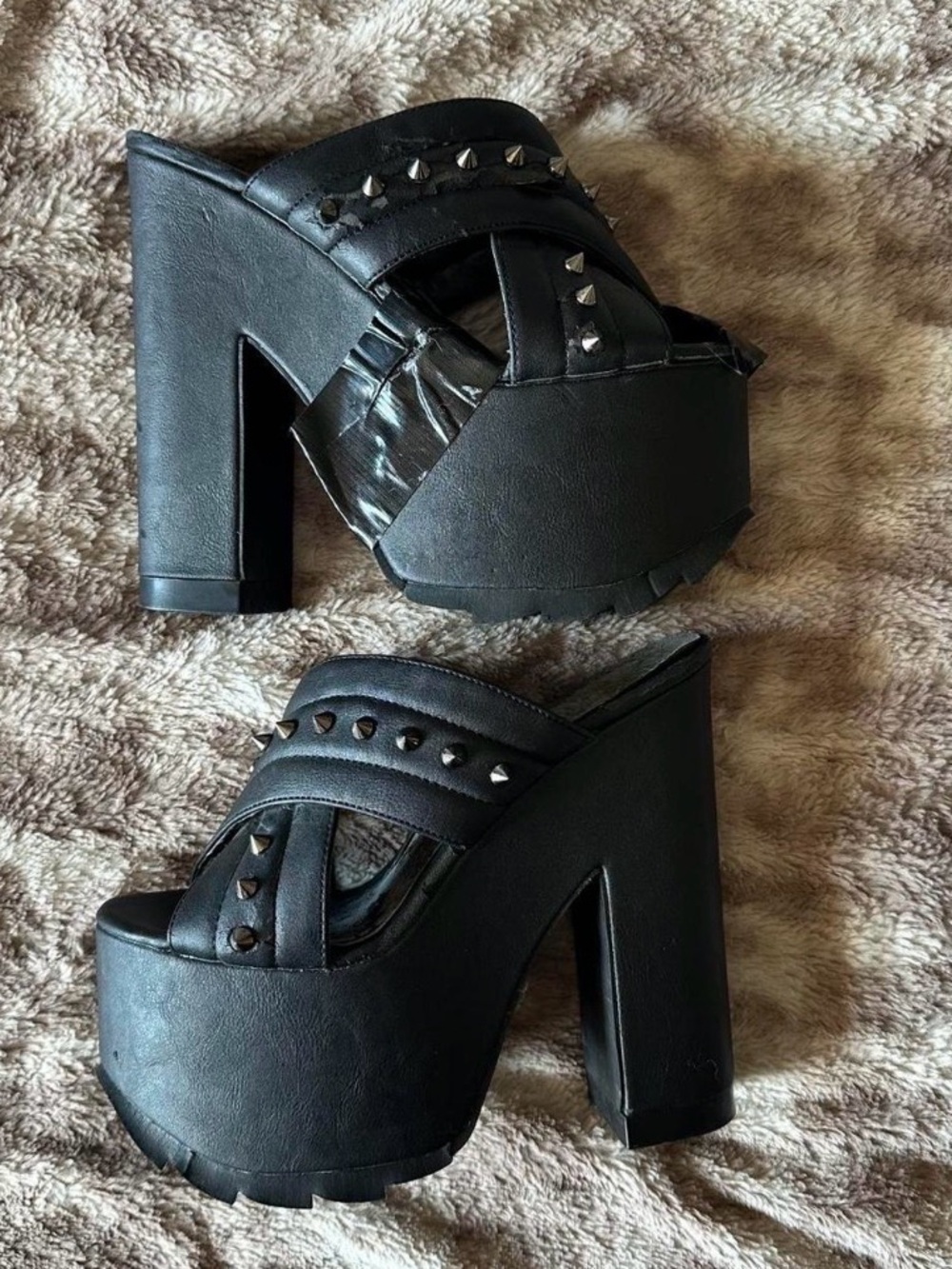 VINTAGE 90’s DEMONIA CRAMPS-90 SANDAL HEELS